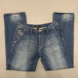 Sean John Jeans Hip Hop Denim Baggy Designer Rap 90s Vintage Loose Straight